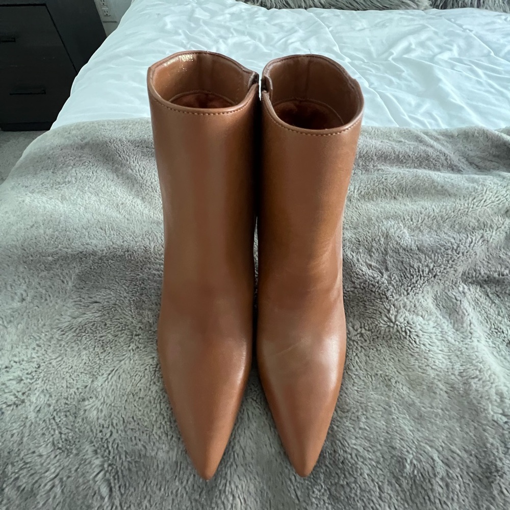 Vince Camuto Brown Ankle Booties